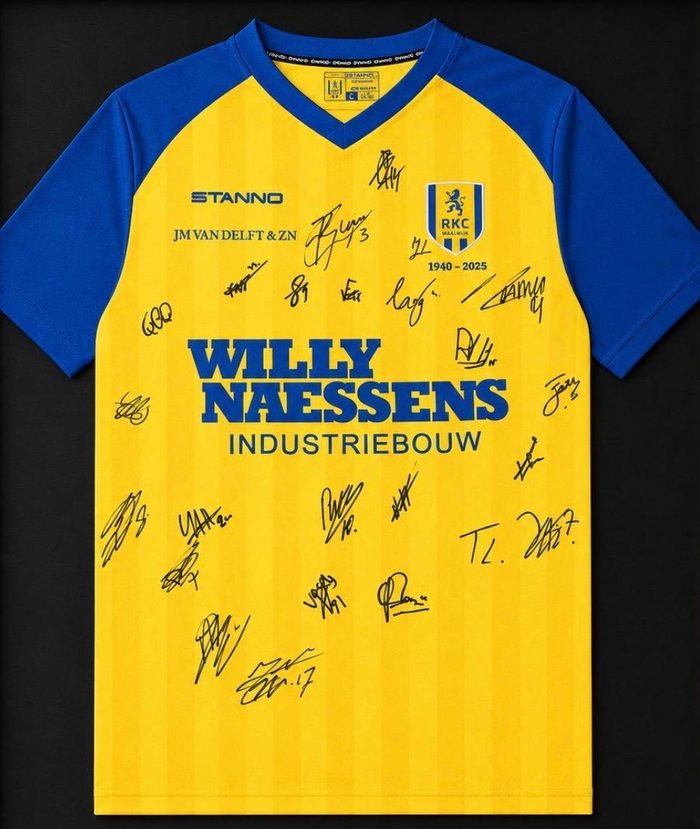 Ingelijst shirt RKC Waalwijk, seizoen 2025/26